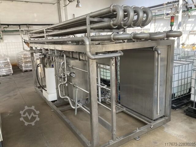 Gebrauchter BUCHER Rohr-in-Rohr-Flash-Pasteurisierer 12000 L/h Tetra Pak® PWAP 12000-S