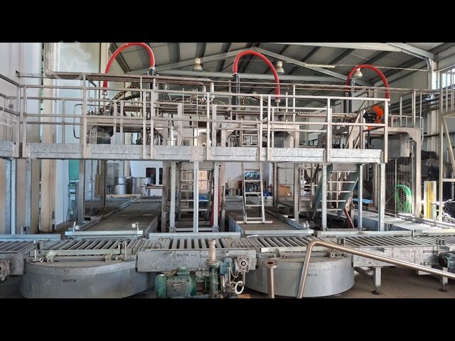 Gebrauchte komplette CFT-JORDAN-Produktionslinie für Frucht- und Gemüsepürees EM 