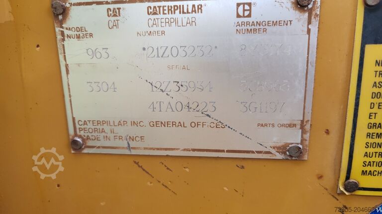 Tracked Loader Caterpillar 963