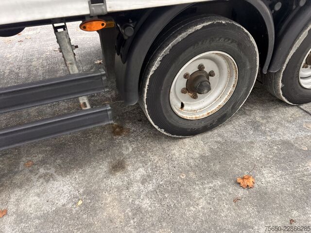 Open trailer with tarp Möslein TPW 105 D 7,30  Tandem- Schiebeplanenanhänger zum Durchladen