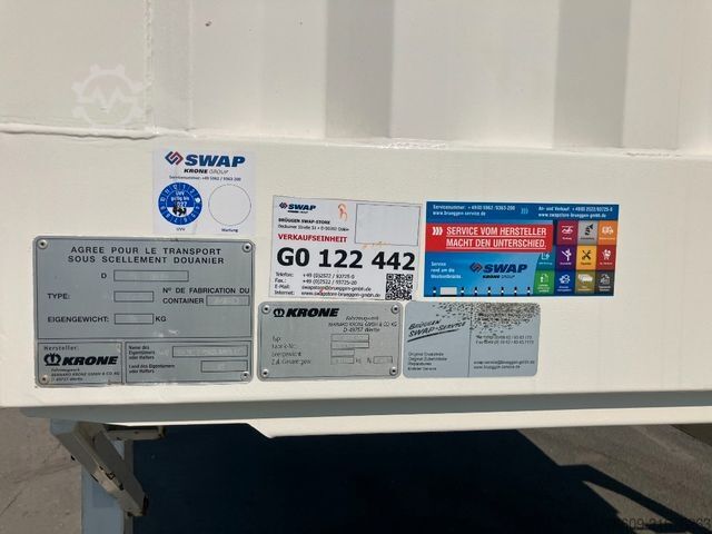 Anhänger-Wechselpritsche KRONE Wechselbrücke Koffer