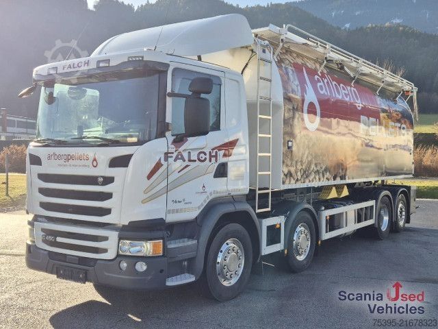 LKW mit Siloaufbau Scania G 450 LB8x2*6MNB Pelletssilo!