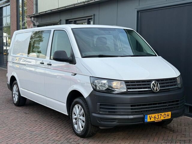 Lieferwagen Doppelkabine VW Transporter 2.0 TDI L2 Airco Dubbel Cabine 102P...