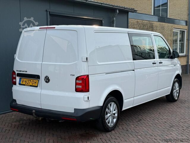 Lieferwagen Doppelkabine VW Transporter 2.0 TDI L2 Airco Dubbel Cabine 102P...
