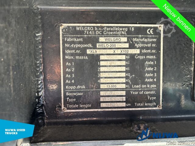 Tank welgro 97WSL43-32 Liftas + 11 compatimenten