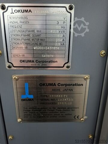 CNC lathe Okuma LB3000 EX