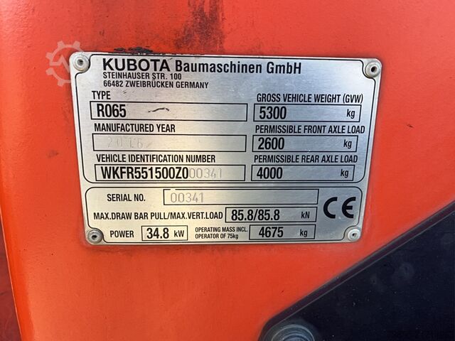 Radlader Kubota R065