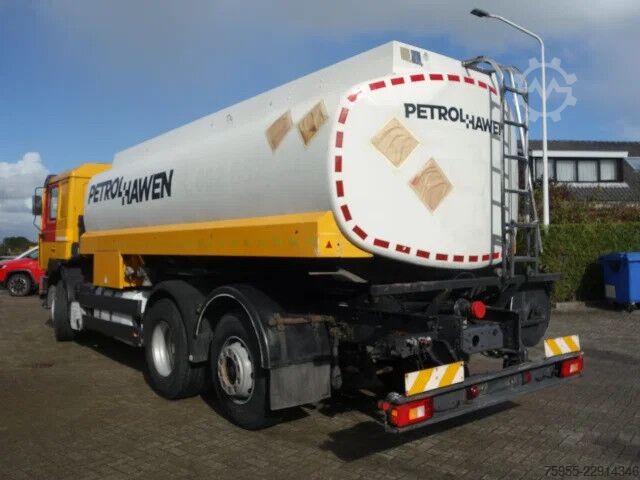 Tanker truck MAN 26.414 19000 LITER,MANUAL FEULPOMP