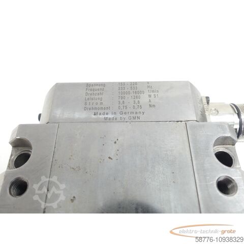 Component GMN TSE 80-16000 / 1.2 Hochgeschwindigkeitsspindel SP: 10-12000 Umin. SN:384568 - ungebr.! -