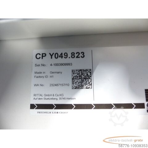 Rittal component Rittal CP Y049.823 / 232487157010 Bediengehäuse  - ! -