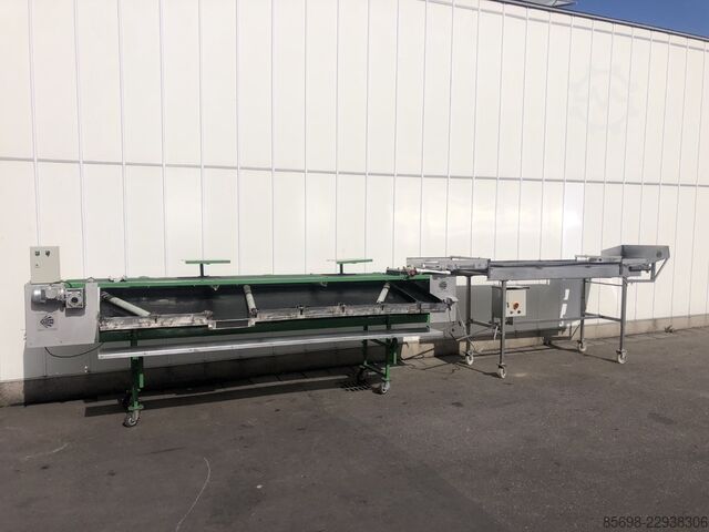 Knapen cherry sorting machine with receding V Belts KNAPEN 