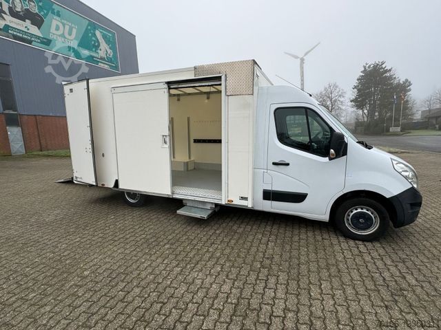 Transporter mit Koffer RENAULT Master Tiefrahmen Koffer *Rampe*Klima*4,26 Länge