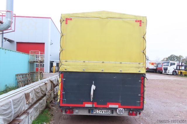 Open trailer with tarp  Wiese Planenanhänger