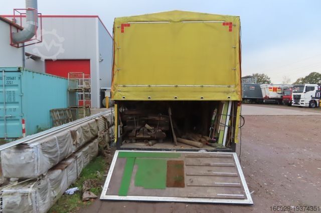 Open trailer with tarp  Wiese Planenanhänger
