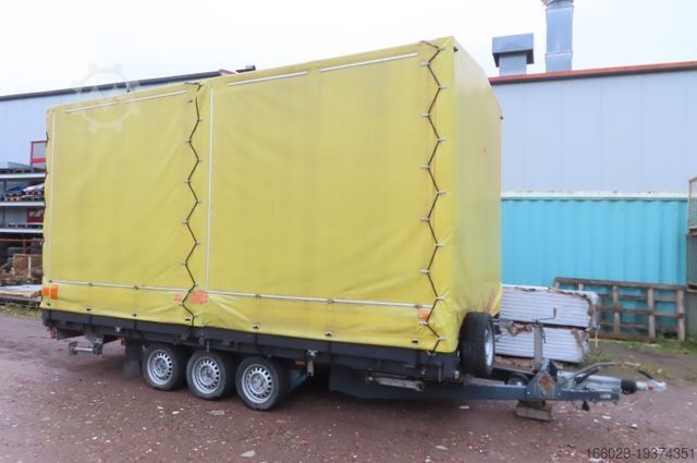 Open trailer with tarp  Wiese Planenanhänger