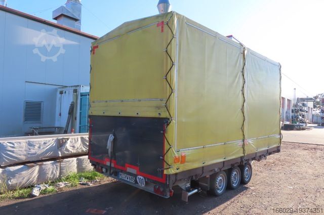 Open trailer with tarp Wiese Planenanhänger