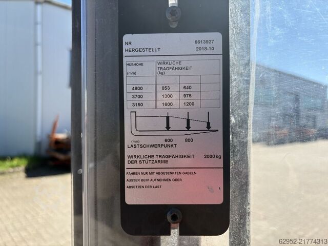 High Lift stacker Toyota SWE 160 L