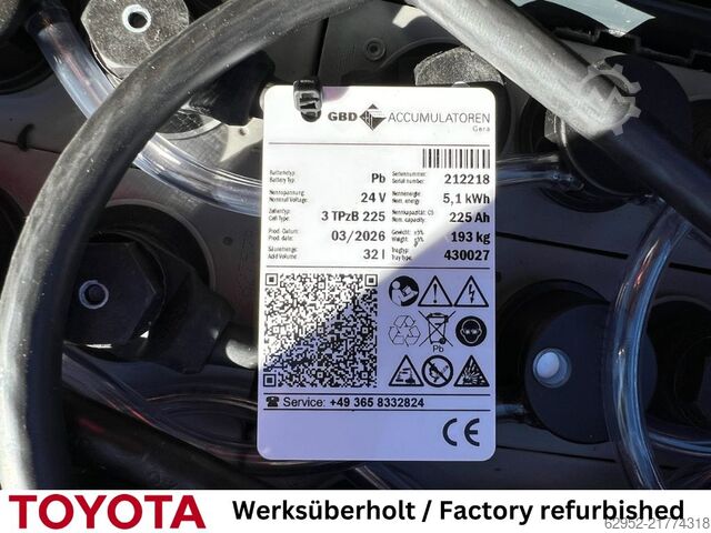 High Lift stacker Toyota SWE 120 / Akku 2026!