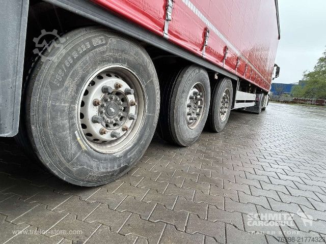 Auflieger mit Pritsche & Plane Schmitz Cargobull Curtainsider Standard