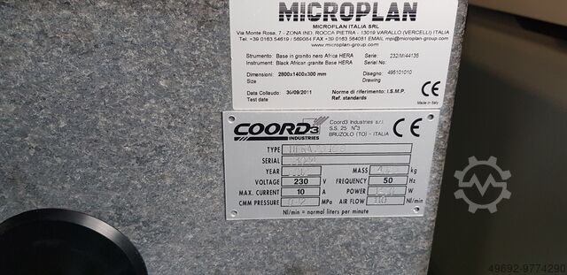 Koordinatenmessmaschine Coord3 Hera