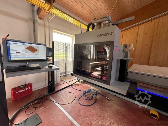 CNC machining center 5 axis nesting ready for immediate use CAD/CAM. Training by previous owner Format 4 H150