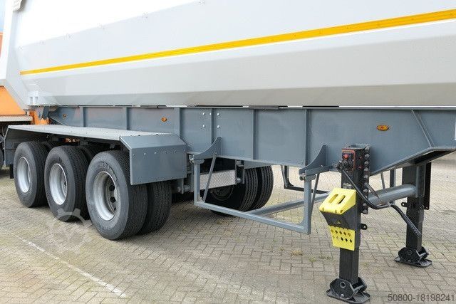 Kipper Auflieger  alga,42m³, Stahl, 3-Achser, große Achsen, 5 Stk.