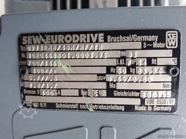 Electric motor Expert Tünkers mit SEW Motor ED 920/0178/2