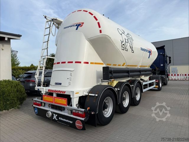 Silo semitrailer KÄSSBOHRER Zementsilo 35 m³/3- Achsen/BPW Achsen/Luft-Lift