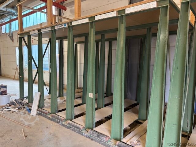 Plate storage  Plattenregal