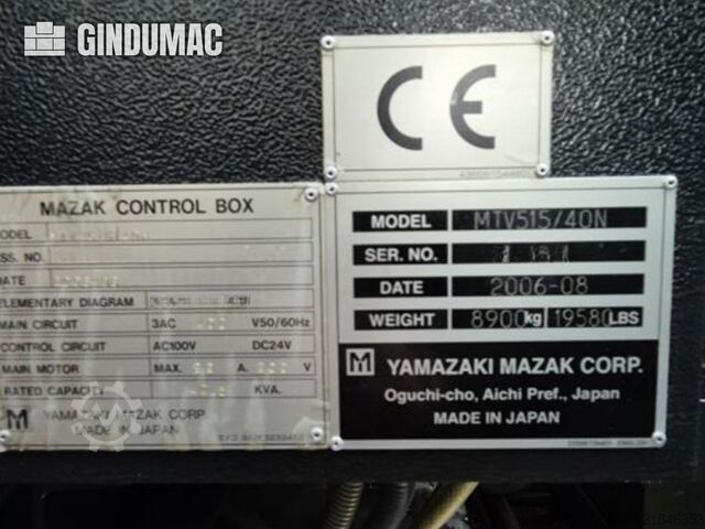 Mazak V515/40N Mazak V515/40N