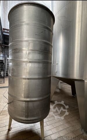 Edelstahltank 2 m3 Stainless steel tank 2 m3