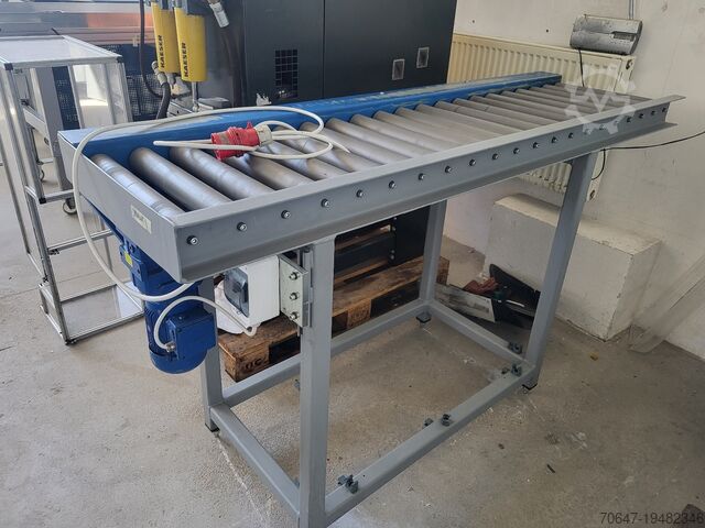 Roller conveyor 185 x 40 cmRoller Conveyor 185 x 40 cm Flender Rollenförderband