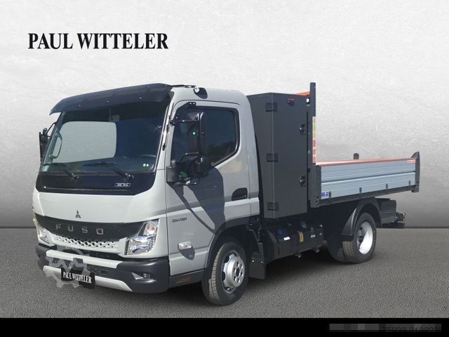 Tipper van MITSUBISHI Canter 3C15 Hinterkipper mit Staubox AHK3,5/grau