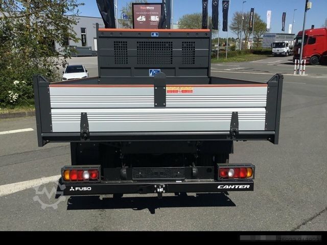 Tipper van MITSUBISHI Canter 3C15 Hinterkipper mit Staubox AHK3,5/grau