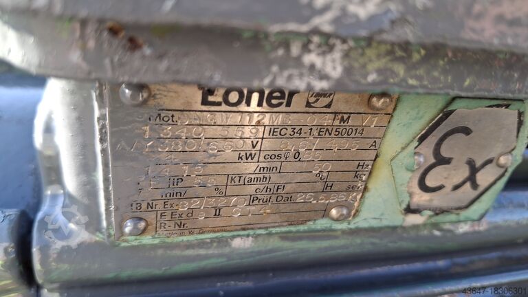 Pump, Screw Pump, Loher 4 kW Loher 
