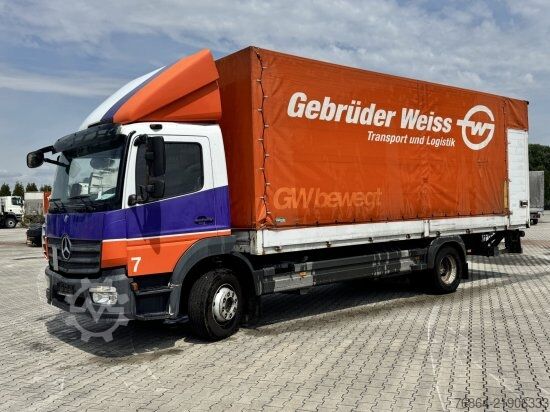 Flatbed truck with tarp MERCEDES-BENZ ATEGO  1224