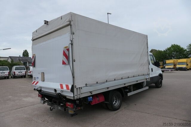 Curtain sider van iveco Daily 70C18H D70C DoKa LBW AHK Klima Tempomat Regaleinbauten COC Standheizung