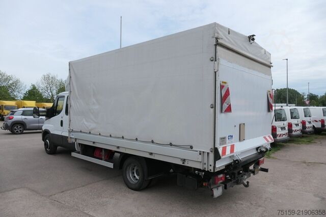 Curtain sider van iveco Daily 70C18H D70C DoKa LBW AHK Klima Tempomat Regaleinbauten COC Standheizung