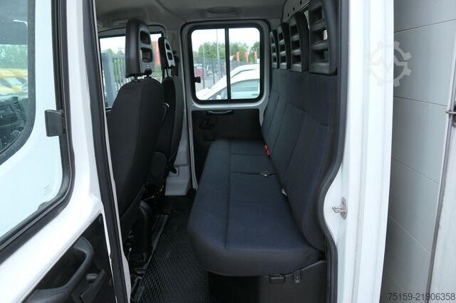 Curtain sider van iveco Daily 70C18H D70C DoKa LBW AHK Klima Tempomat Regaleinbauten COC Standheizung