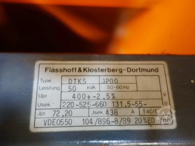 Leistungsprüfschrank mit Umspanntransformator  