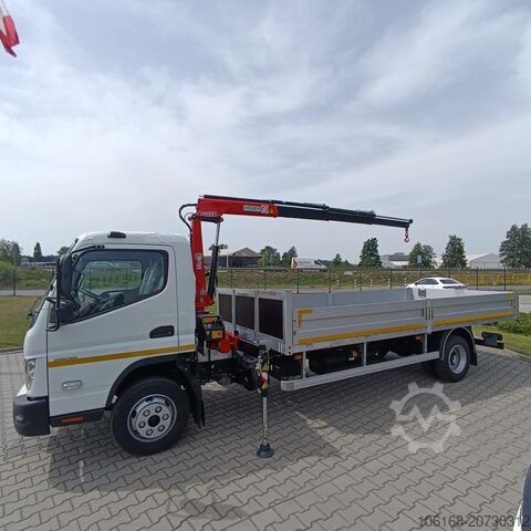 Mobile crane truck Fuso Canter 9C18 Fassi M40 Pritsche 4,5 m