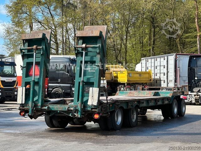 Low loader trailer MÜLLER-MITTELTAL T4 Tieflader 40to. hydr. Rampen verbreiterbar