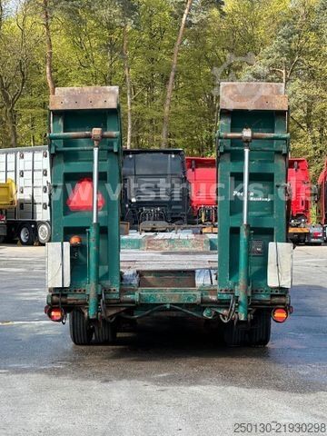 Low loader trailer MÜLLER-MITTELTAL T4 Tieflader 40to. hydr. Rampen verbreiterbar
