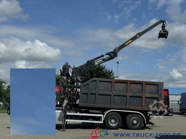 Abrollkipper  Abrollcontainer + Kran Jonsered 1020 7,3m = 1,4t