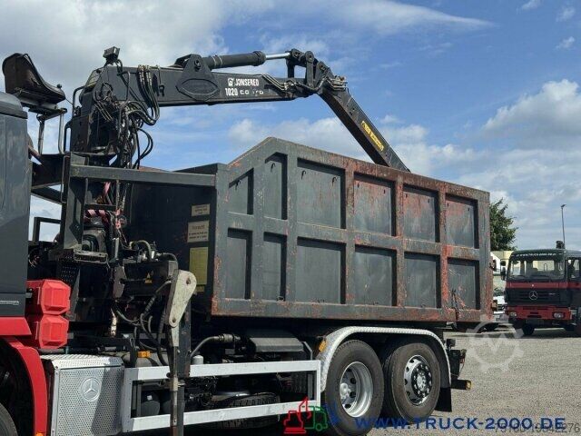 Abrollkipper  Abrollcontainer + Kran Jonsered 1020 7,3m = 1,4t