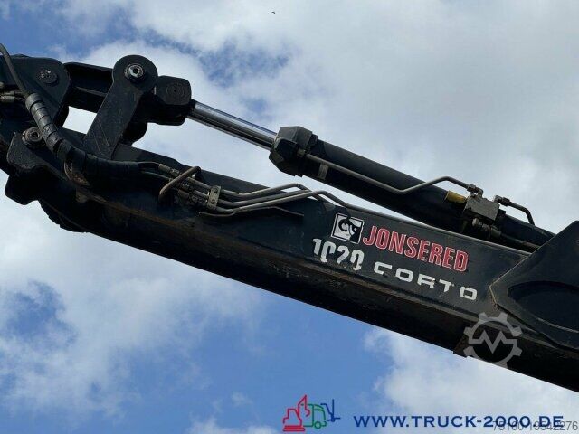 Abrollkipper  Abrollcontainer + Kran Jonsered 1020 7,3m = 1,4t