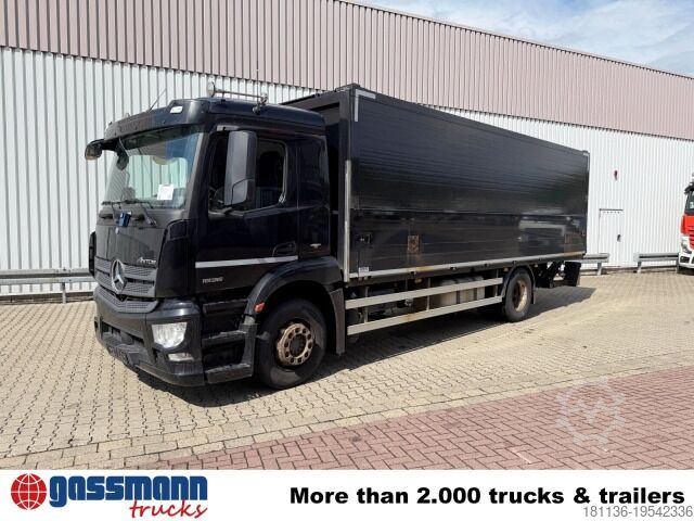 Box truck Mercedes-Benz Antos 1836 L 4x2, Getränkekoffer, LBW Dautel