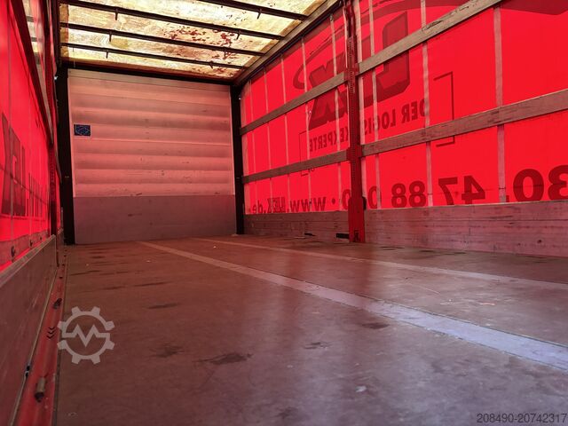 Wechselbrücke mit Pritsche & Plane 6m Titgemeyer BDF 6 m Brücke Curtain/Schiebeplane