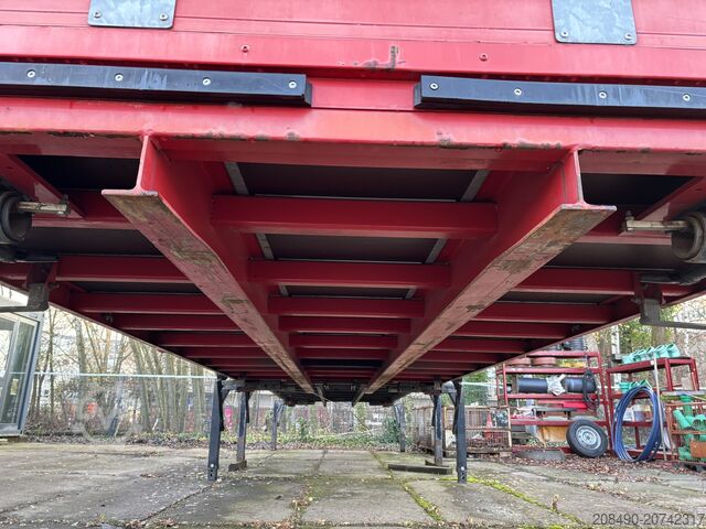 Wechselbrücke mit Pritsche & Plane 6m Titgemeyer BDF 6 m Brücke Curtain/Schiebeplane