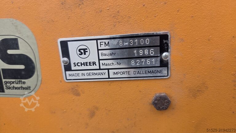 Veneer saw Scheer FM8-3100